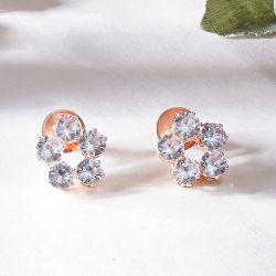 Chic Minimalist Stone Studs to Taran Taaran