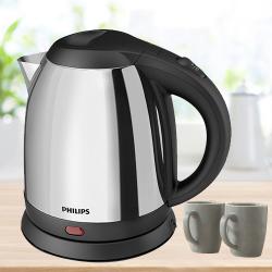 Classic Stainless Steel Philips Electric Kettle to Kanjikode