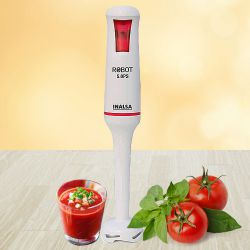 Mindblowing Inalsa White n Red Hand Blender with Powerful Motor to Palani
