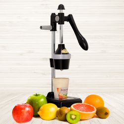 Trendy CHEFWARE Instant Hand Press Citrus Juicer in Black to Palani