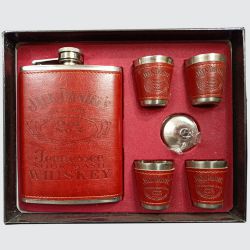 Exclusive Box of Whiskey Pocket Jar with Shot Glasses n Cup to Alappuzha