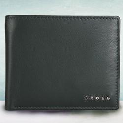 Attractive Green Mens Leather Wallet from Cross to Alappuzha