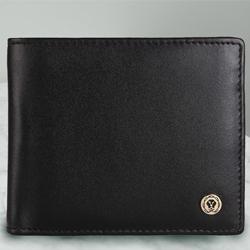 Exclusive Black Gents Leather Wallet from Cross to Kanjikode