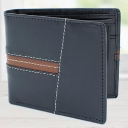 Marvelous Black Gents Leather Wallet to Nipani