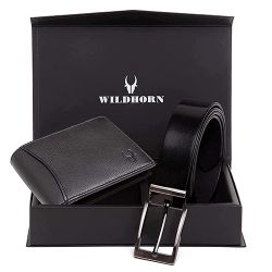 Charming WildHorn Leather Wallet N Belt Set for Men to India