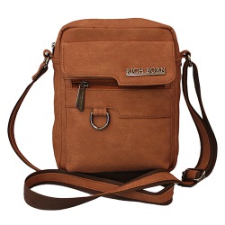 Fashion Flare Tan Sling Bag for Men to India