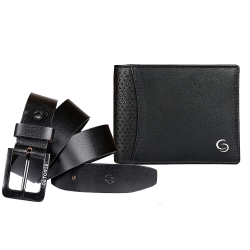 Fantastic Getoree Leather Wallet N Belt Combo for Him to Nipani