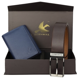 Exclusive Hornbull Gents Leather Wallet N Belt Combo to Kanjikode