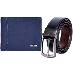 Classic Urban Forest Wallet N Reversible Belt Combo for Men to Nipani