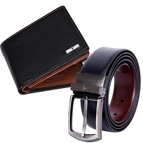 Classy Urban Forest Wallet N Reversible Belt Set f... to Marmagao