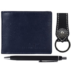 Dazzling Urban Forest Wallet with Keyring N Pen Set for Men to Marmagao