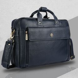 Premium Leather Laptop Bag for Men