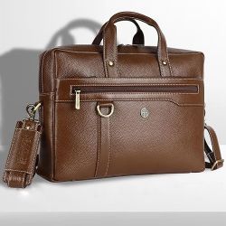 Magnificent Leather Office Laptop Bag to Kanjikode