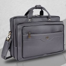 Stylish Leather Laptop Bag for Men to Kanjikode