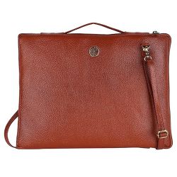 Premium Leather Slim Laptop Sleeve Bag