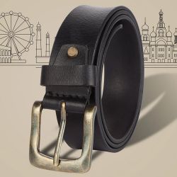 Trendy Leather Belt for Men to Kanjikode