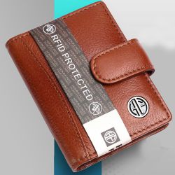 Stunning Leather RFID Protected Card Holder Wallet to Kanjikode