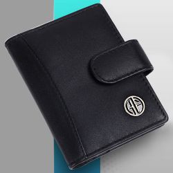Classic Leather RFID Protected Card Holder Wallet to Kanjikode