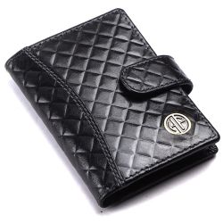 Stylish Leather RFID Protected Card Holder Wallet
