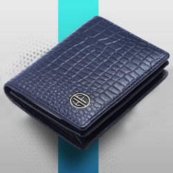 Premium Leather RFID Protected Card Holder Wallet to Kanjikode