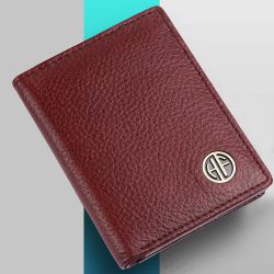 Stylish Leather RFID Protected Bi Fold Wallet