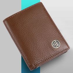 Trendy Leather RFID Protected Bi Fold Wallet to Kanjikode