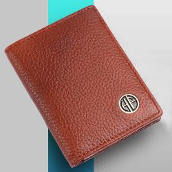 Stylish Leather RFID Protected Bi Fold Wallet to Kanjikode