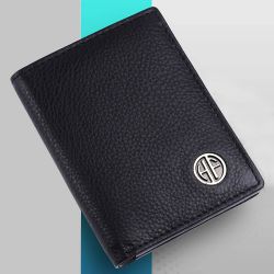 Trendy Leather RFID Protected Bi Fold Wallet