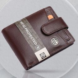 Premium RFID Protected Leather Mens Wallet