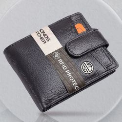 Trendy RFID Protected Leather Mens Wallet to Kanjikode