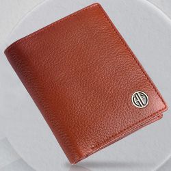 Trendy RFID Protected Bi Fold Leather Mens Wallet