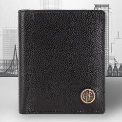 Classic RFID Protected Bi Fold Leather Mens Wallet