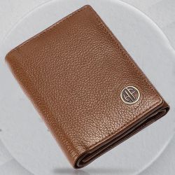 Classic RFID Protected Trifold Leather Mens Wallet to Kanjikode