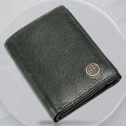 Trendy RFID Protected Trifold Leather Mens Wallet to Kanjikode