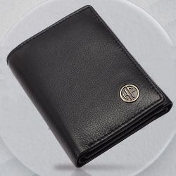 Attractive RFID Protected Trifold Leather Mens Wallet to Kanjikode