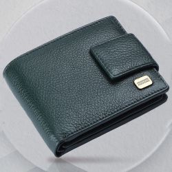 Fantastic RFID Protected Trifold Leather Mens Wallet to Kanjikode