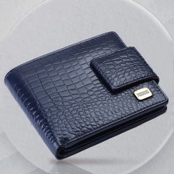 Remarkable RFID Protected Trifold Leather Mens Wallet to Kanjikode