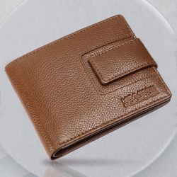 Remarkable RFID Protected Trifold Leather Mens Wallet
