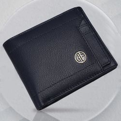 Fancy Leather RFID Protected Mens Wallet