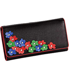 Wonderful Leather Flower Design Wallet from Leather Talks to Kanjikode