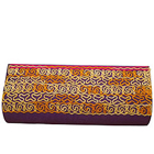 Amazing Leather Clutch Bag in Purple for Ladies to Tirur