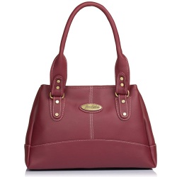 Attractive Fostelo Faux Leather Satchel Bag for Women to Perumbavoor