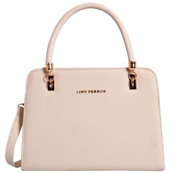 Lino Perros White Faux Leather Handbag for Women to Sivaganga