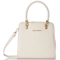 Lino Perros Marvel White Faux Leather Ladies Handbag to Cooch Behar