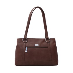 Classy Double Partition Ladies Brown Office Bag to Alappuzha