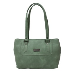 Womens Vegan Leather Bag in Gorgeous Green to Viluppuram