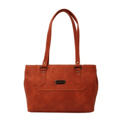 Attractive Vegan Leather Bag for Women in Red to India