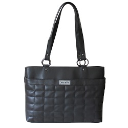 Ladies Beautiful Square Stich Office Bag from Richborn to Kanjikode