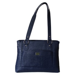 Dark Blue Dual Chamber Chic Vanity Bag for Her to Kanjikode