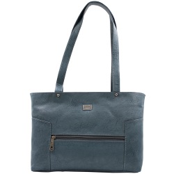 Stunning Blue Ladies Bag with Front Zip to Cooch Behar